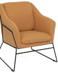 Dara - Yellow Fabric Accent Armchair