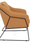 Dara - Yellow Fabric Accent Armchair