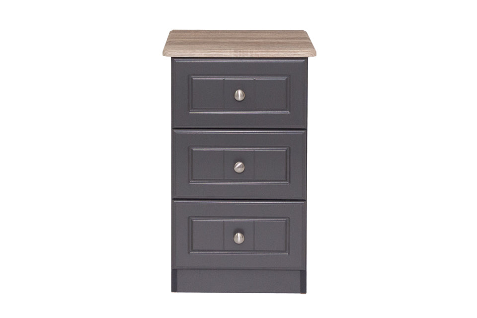 Eden - 3 Drawer Bedside Locker