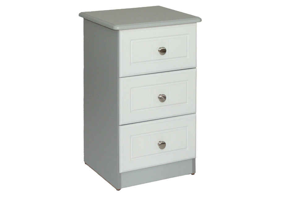 Eden - 3 Drawer Bedside Locker