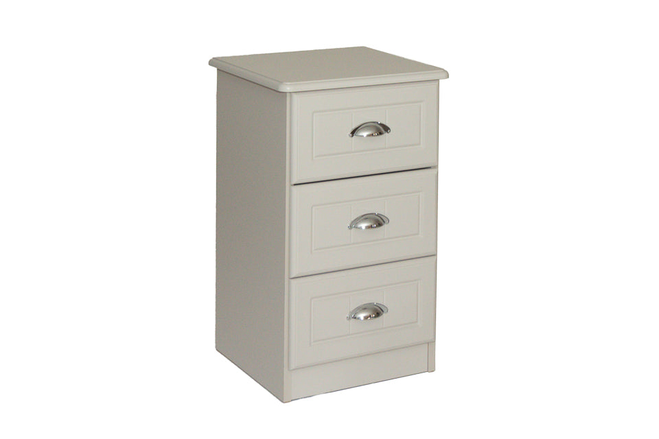 Eden - 3 Drawer Bedside Locker