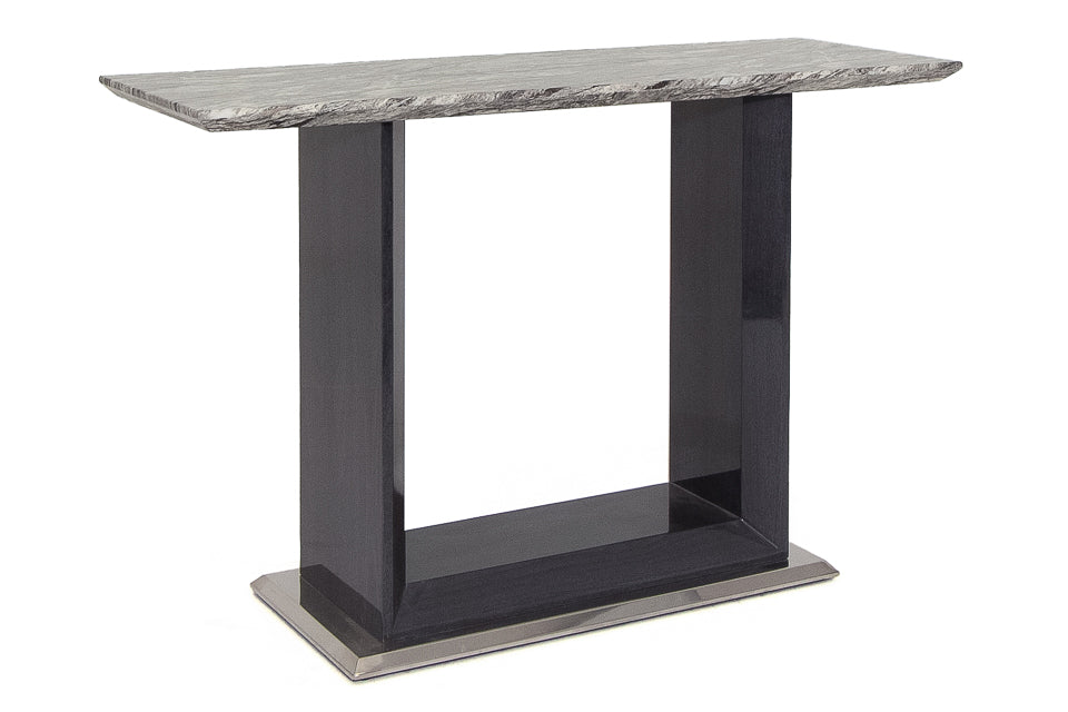 Elise - Grey Marble Console Table