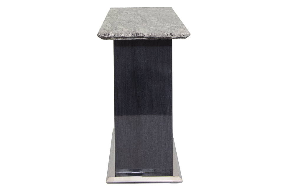 Elise - Grey Marble Console Table