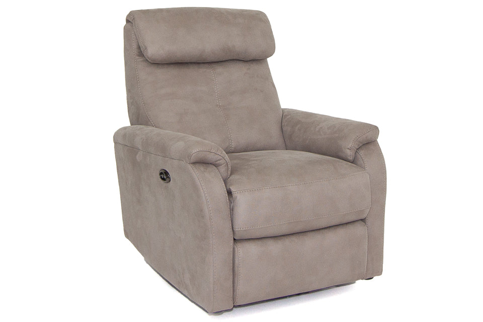 Everly - Fabric Electric Recliner - Rocky - Swival Chair