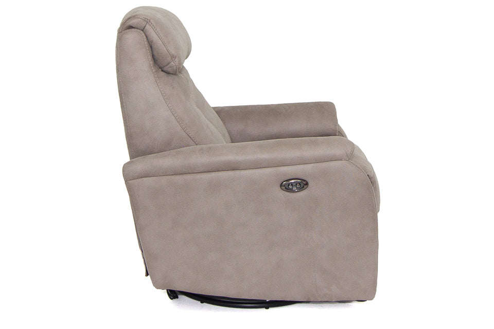 Everly - Fabric Electric Recliner - Rocky - Swival Chair