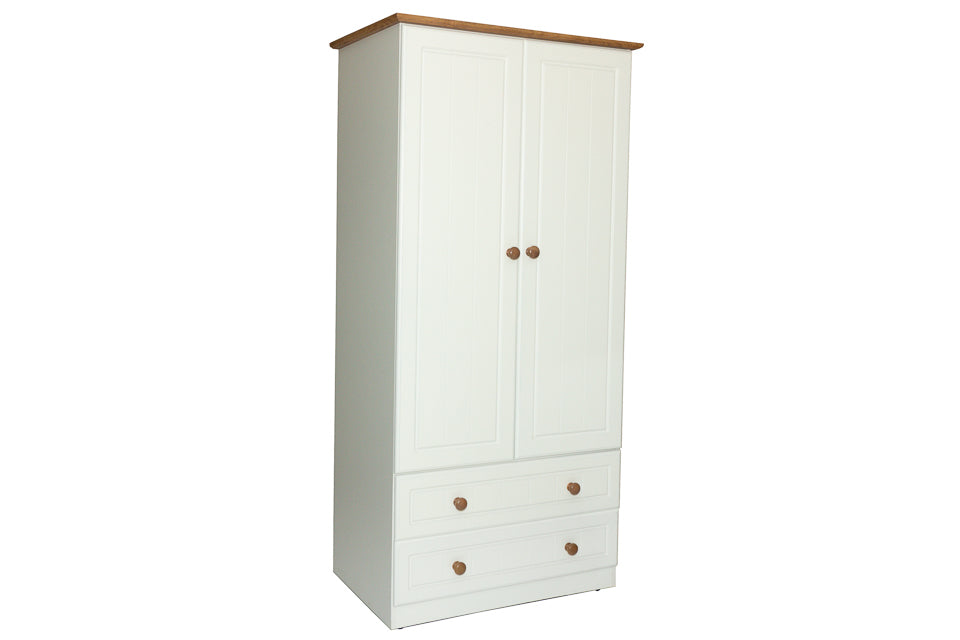 Eden 2 Door Wardrobe With Drawers