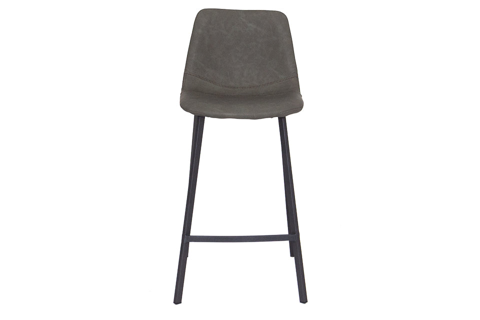 Faro - Green Faux Leather Counter Height Bar Stool