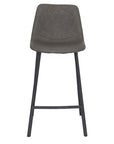Faro - Green Faux Leather Counter Height Bar Stool