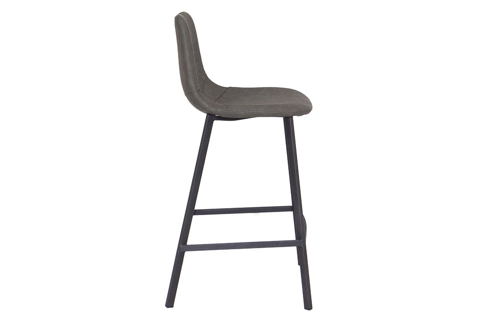 Faro - Green Faux Leather Counter Height Bar Stool