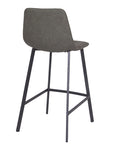 Faro - Green Faux Leather Counter Height Bar Stool