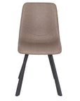 Faro - Cream Faux Leather Dining Chair
