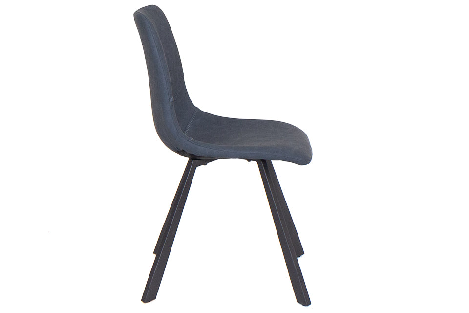 Faro - Blue Faux Leather Dining Chair