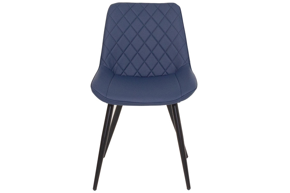 Finley - Blue Faux Leather Dining Chair