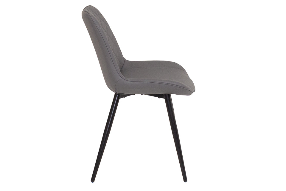 Finley - Grey Faux Leather Dining Chair