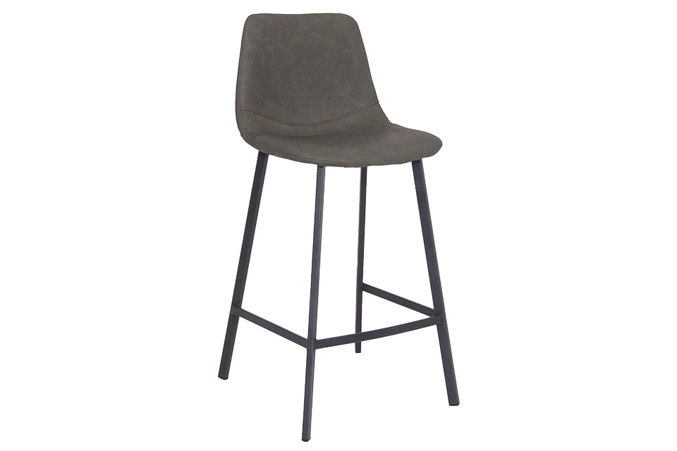 Faro Green Faux Leather counter height Barstool 