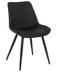Finley Black Faux Leather Dining Chair