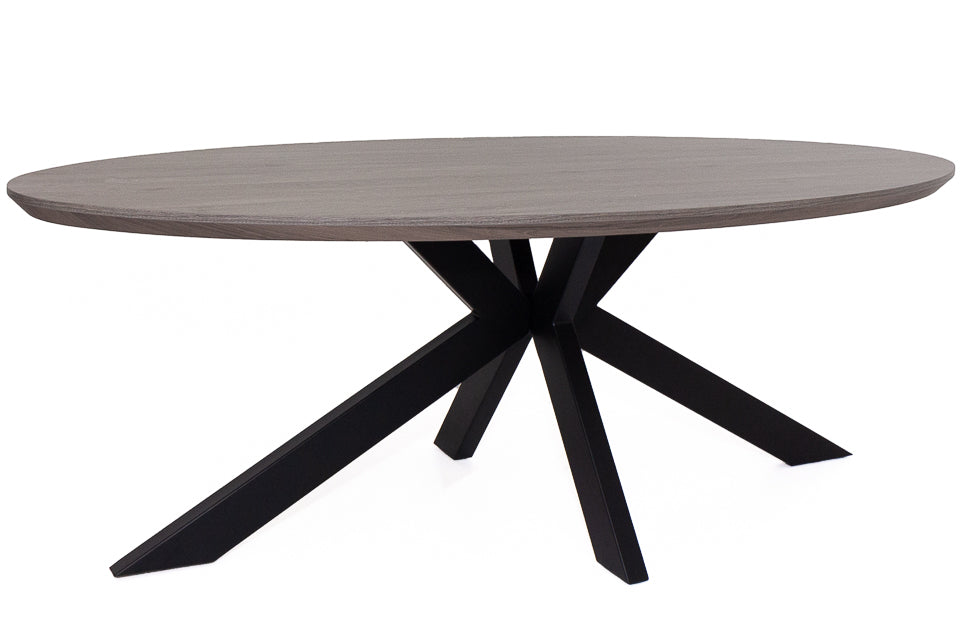 Gamma - Grey Heat Resisitant Oval Dining Table 220Cm