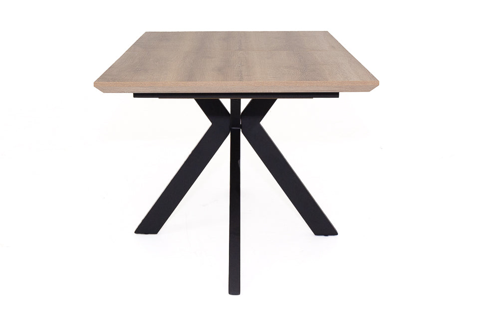 Gamma - Oak Heat Resisitant Extension Dining Table 140-180Cm