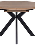 Gamma Heat Resisitant Extension round Dining Table 120 to 160cm