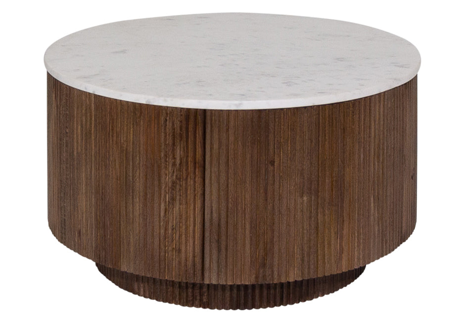 Hamilton - Walnut Storage Coffee Table With Door