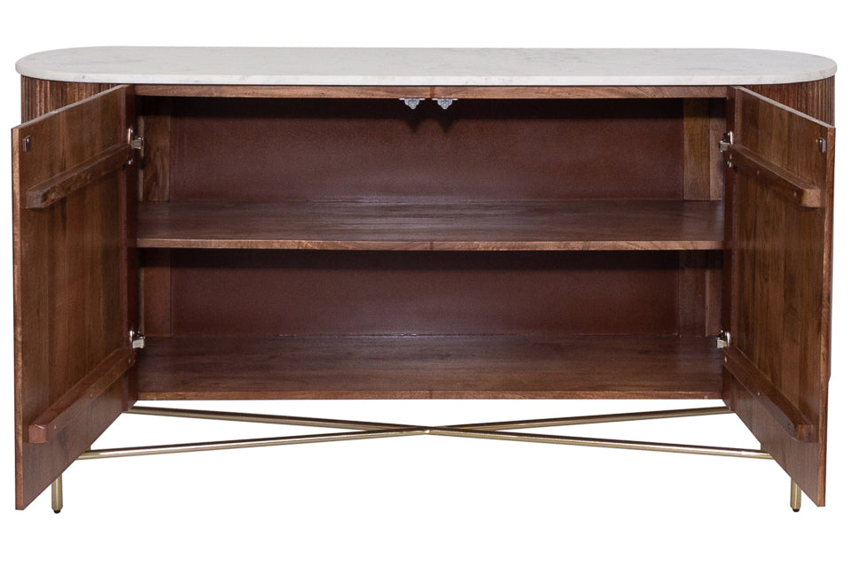 Hamilton - Walnut 2 Door Large Sideboard