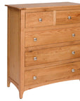 Harrison - Oak 5 Drawer Chest Of Drawers