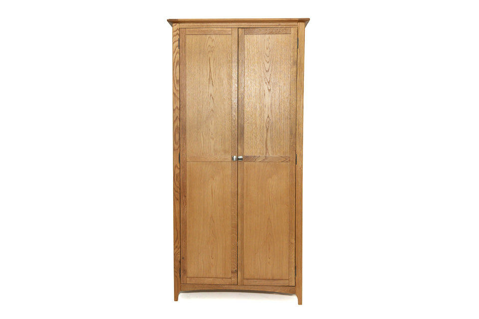 Harrison - Oak 2 Door  Wardrobe