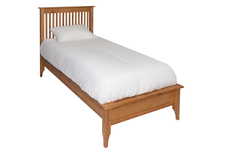 Harrison Oak 3 Foot Single Bed Frame