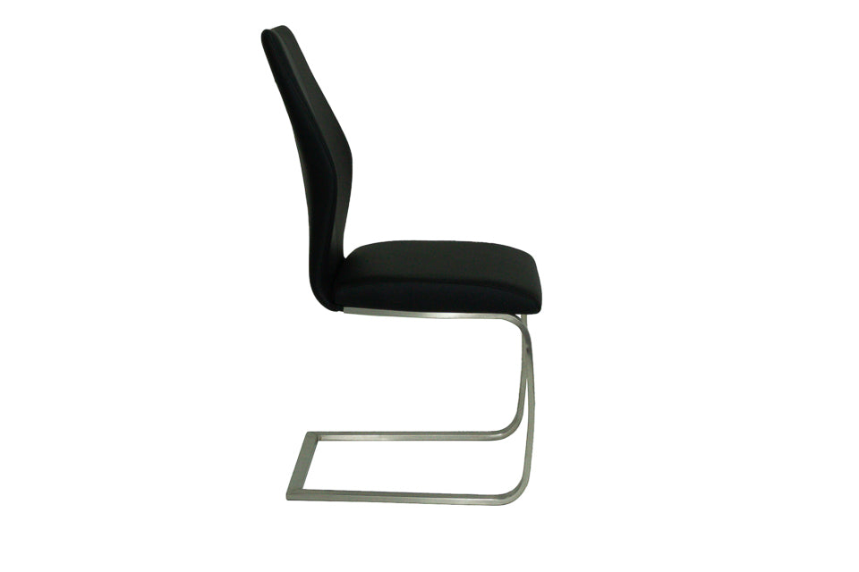 Imro - Black Faux Leather Dining Chair