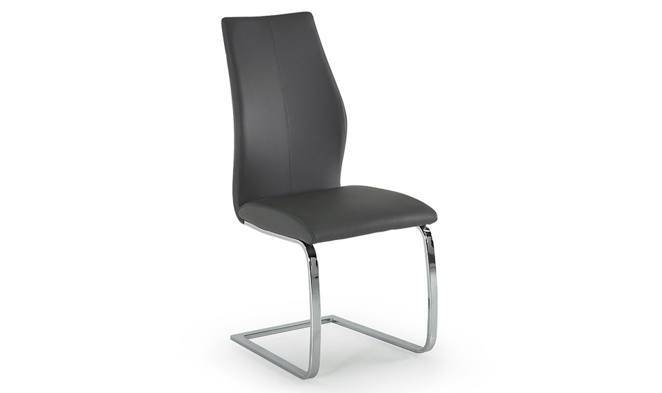 Imro - Grey Faux Leather Dining Chair