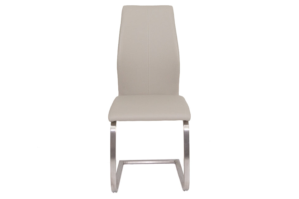 Imro - Taupe Faux Leather Dining Chair