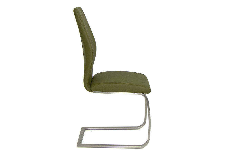 Imro - Green Faux Leather Dining Chair