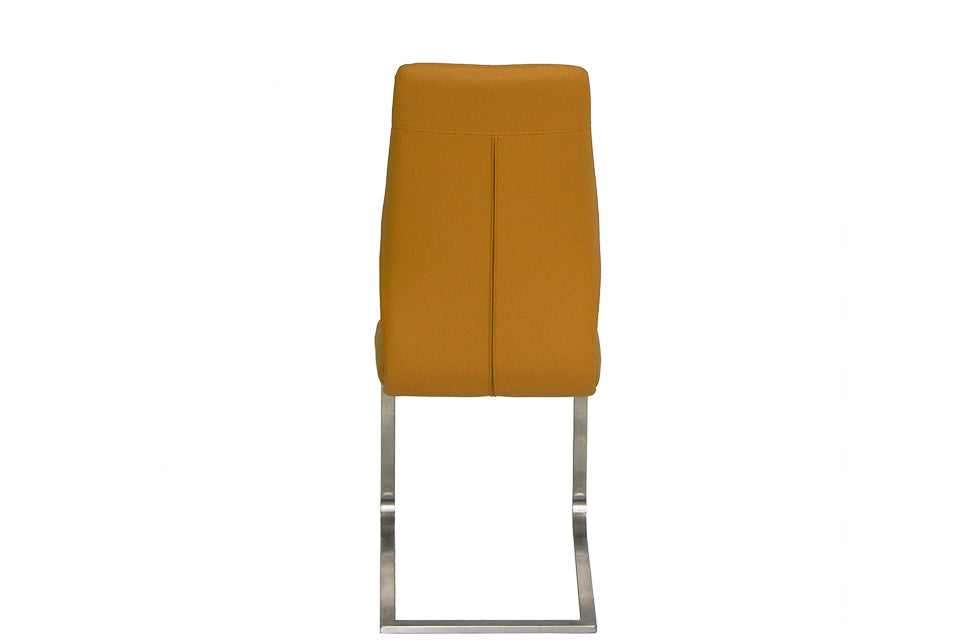 Imro - Yellow Faux Leather Dining Chair