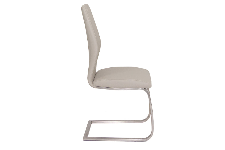 Jason - Taupe Faux Leather Dining Chair