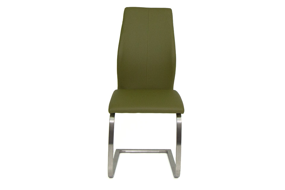 Jason - Green Faux Leather Dining Chair