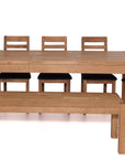 Jersey - Oak Extension Dining Table 160-210Cm