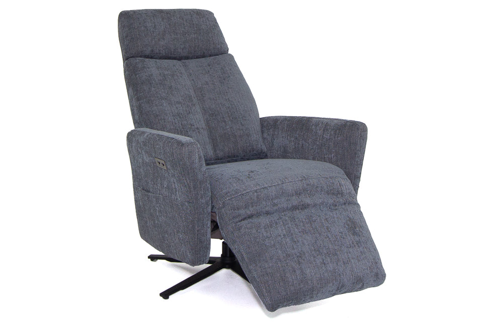 Kiano  - Fabric Battery Operated Tv Recliner Chair With Swival Operation