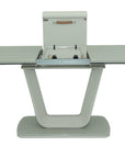 Kilkee - Glass And Wood Extension Dining Table 160-200Cm