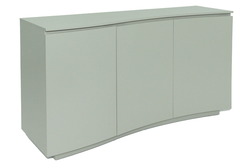 Kilkee - Glass And Wood 3 Door Sideboard