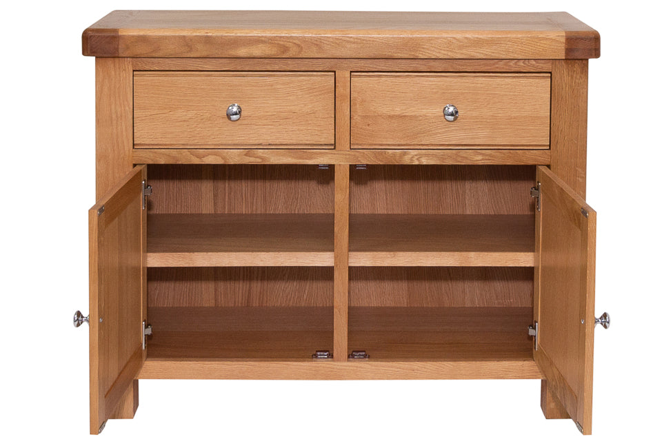 Kinvara - Oak 2 Door Sideboard With 2 Drawers