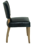 Limerick - Blue Leather Dining Chair