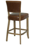 Limerick - Brown Leather Bar Stool