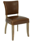 Limerick - Brown Leather Dining Chair