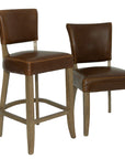 Limerick - Brown Leather Dining Chair