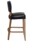 Limerick - Blue Leather Bar Stool