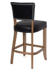 Limerick - Blue Leather Bar Stool