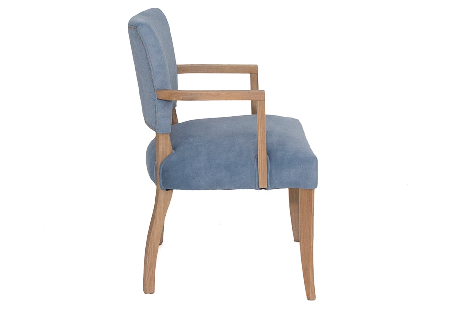 Limerick - Blue Velvet Dining Chair