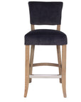 Limerick - Grey Velvet Bar Stool