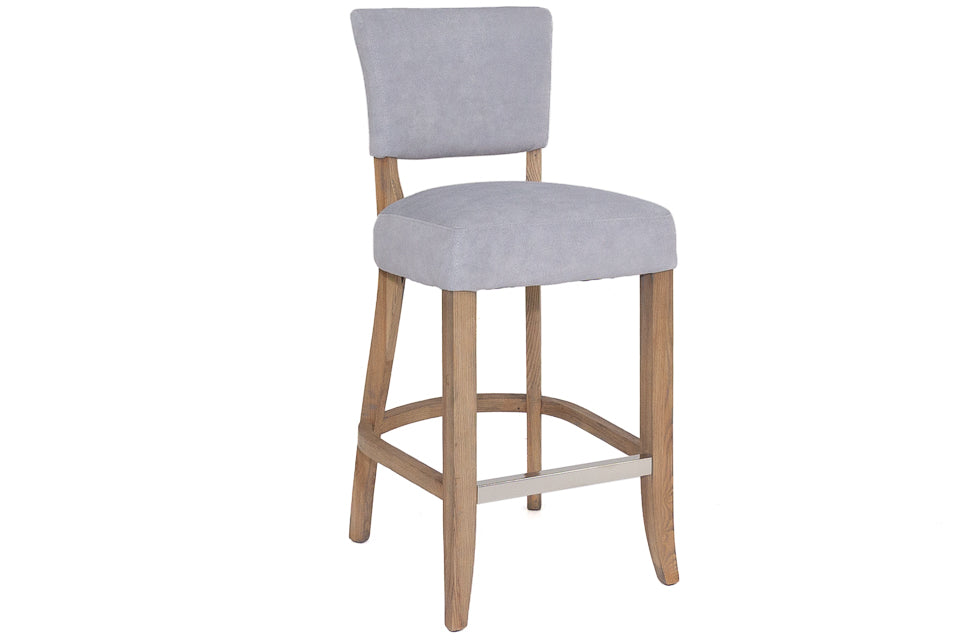 Limerick - Grey Velvet Bar Stool