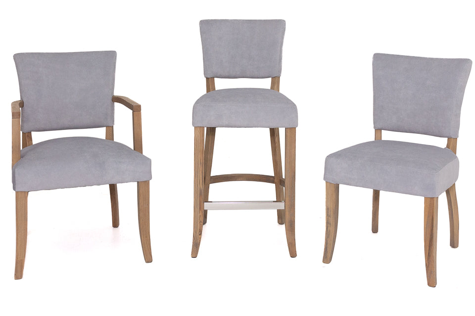 Limerick - Grey Velvet Dining Chair